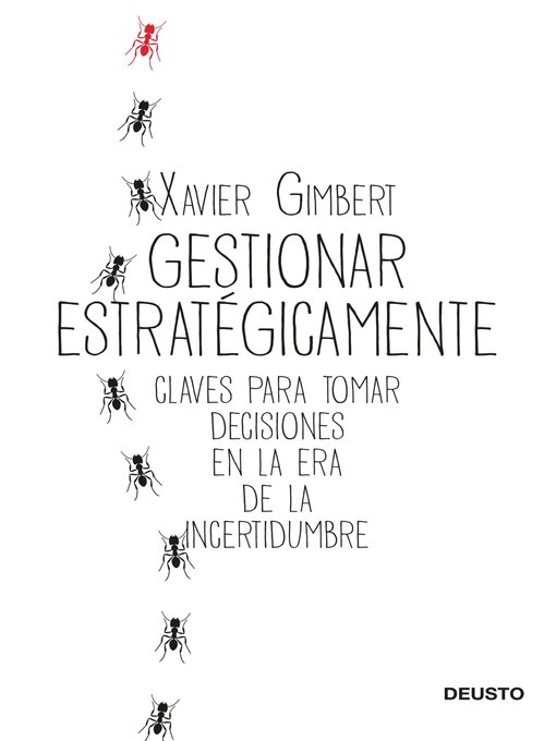 Title details for Gestionar estratégicamente by Xavier Gimbert - Available
